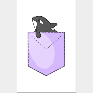 Whale in your pocket - Orca Posters and Art